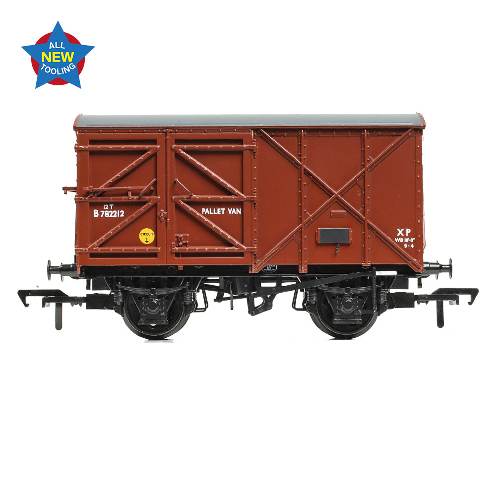 Bachmann 38-952 - BR 12T Palvan 'Pallet Van' BR Bauxite (Late)