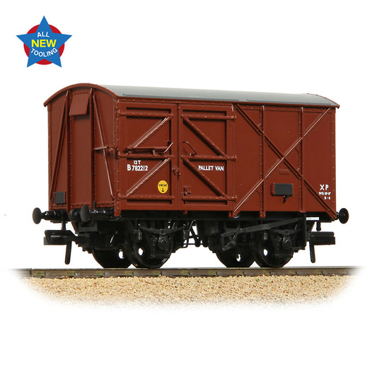 Bachmann 38-952 - BR 12T Palvan 'Pallet Van' BR Bauxite (Late)