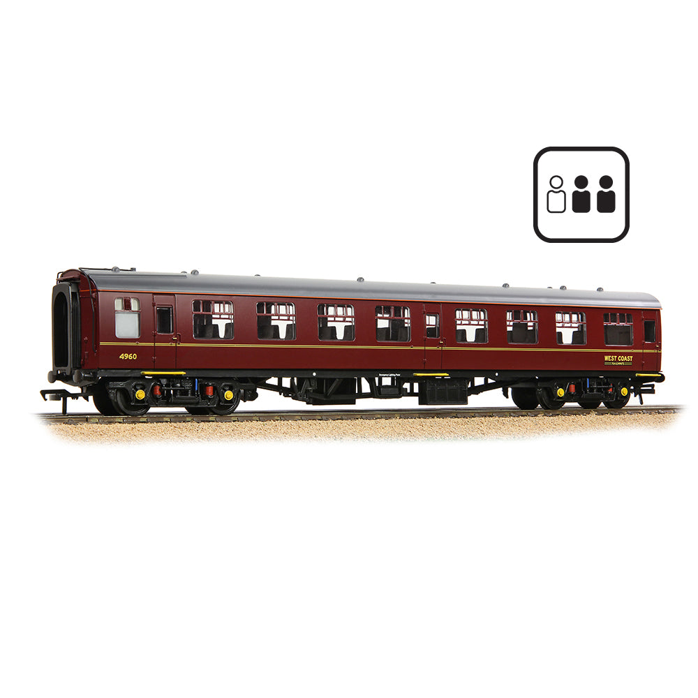 Bachmann 39-059APF - BR Mk1 TSO Tourist Second Open WCRC Maroon [Passengers Fitted]