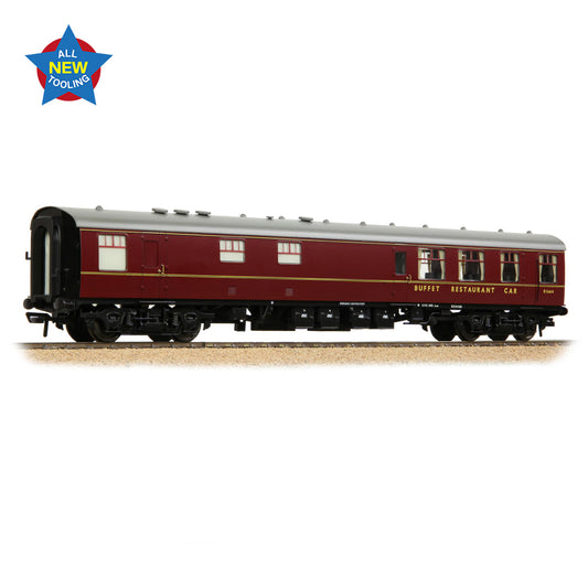 Bachmann 39-850 - BR MK1 RB Restaurant Buffet BR Maroon