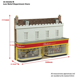 Bachmann 44-0222G - Low Relief Department Store Green