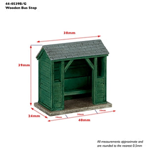 Bachmann 44-0539B - Wooden Bus Stop Brown