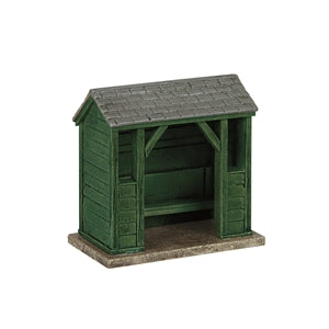 Bachmann 44-0539GB - Wooden Bus Stop Green