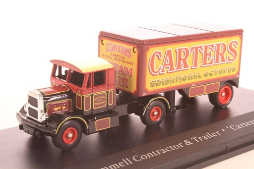 Atlas Editions (Oxford Diecast) 4654112 - Carters Scammell Tractor &  Trailer