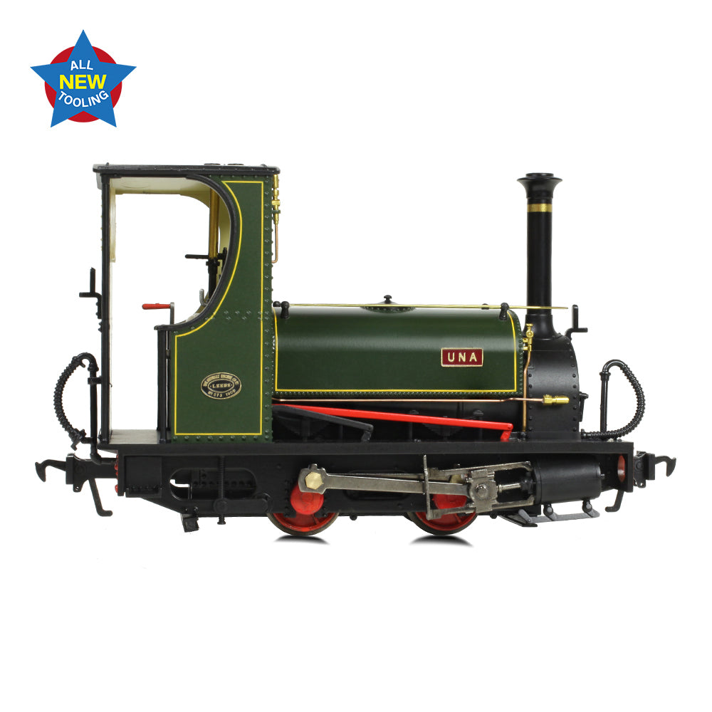 Bachmann NG7 71-028 - Quarry Hunslet 0-4-0ST 'Una' Lined Green