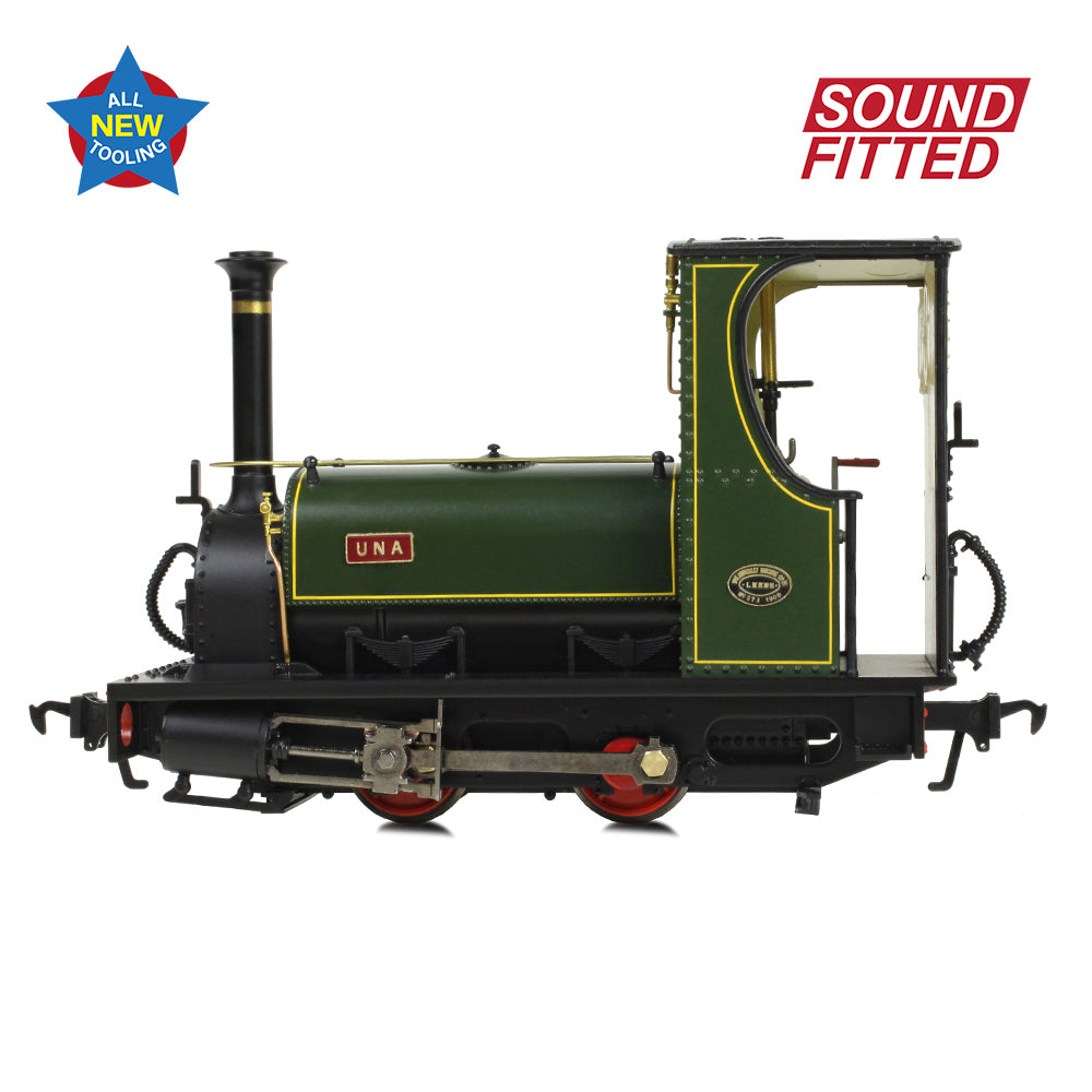 Bachmann NG7 71-028SF - Quarry Hunslet 0-4-0ST 'Una' Lined Green (Sound Fitted)