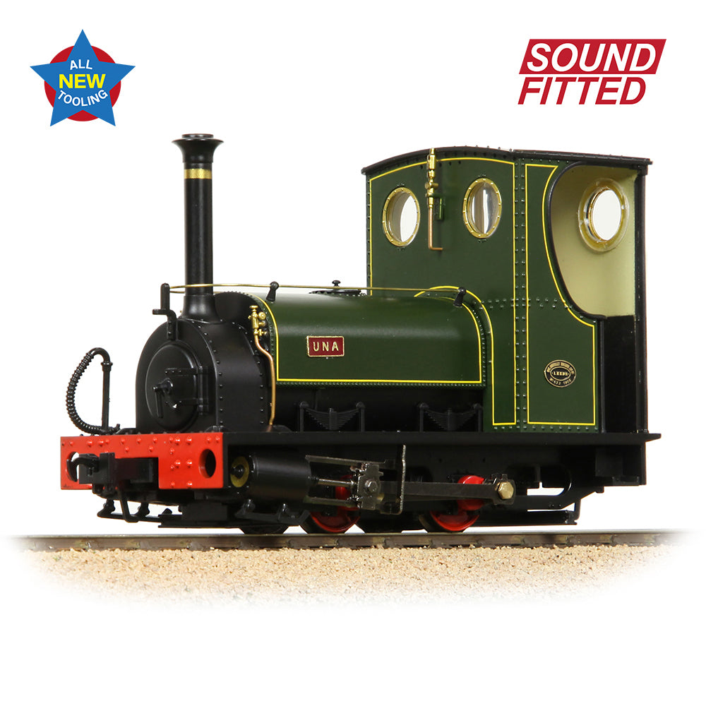 Bachmann NG7 71-028SF - Quarry Hunslet 0-4-0ST 'Una' Lined Green (Sound Fitted)