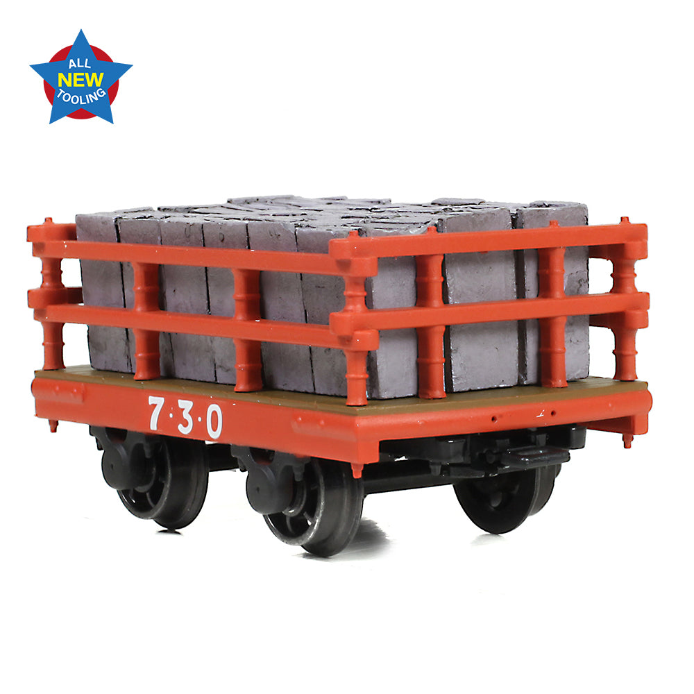 Bachmann NG7 73-028A - Dinorwic Slate Wagon with sides Red [WL]