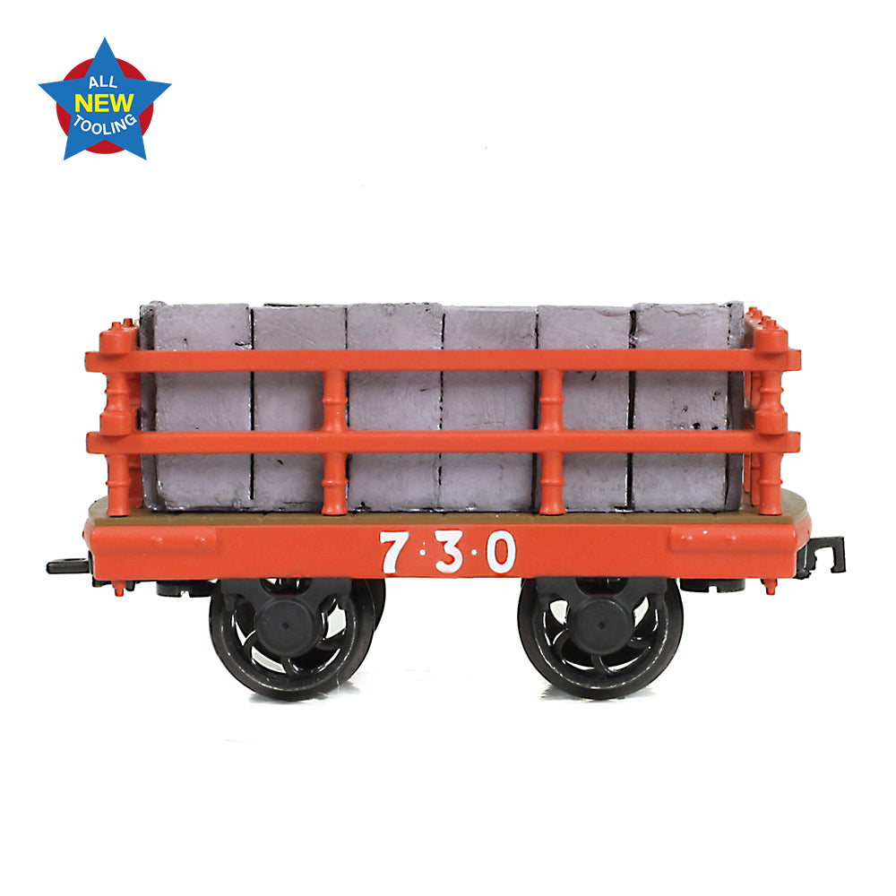 Bachmann NG7 73-028A - Dinorwic Slate Wagon with sides Red [WL]