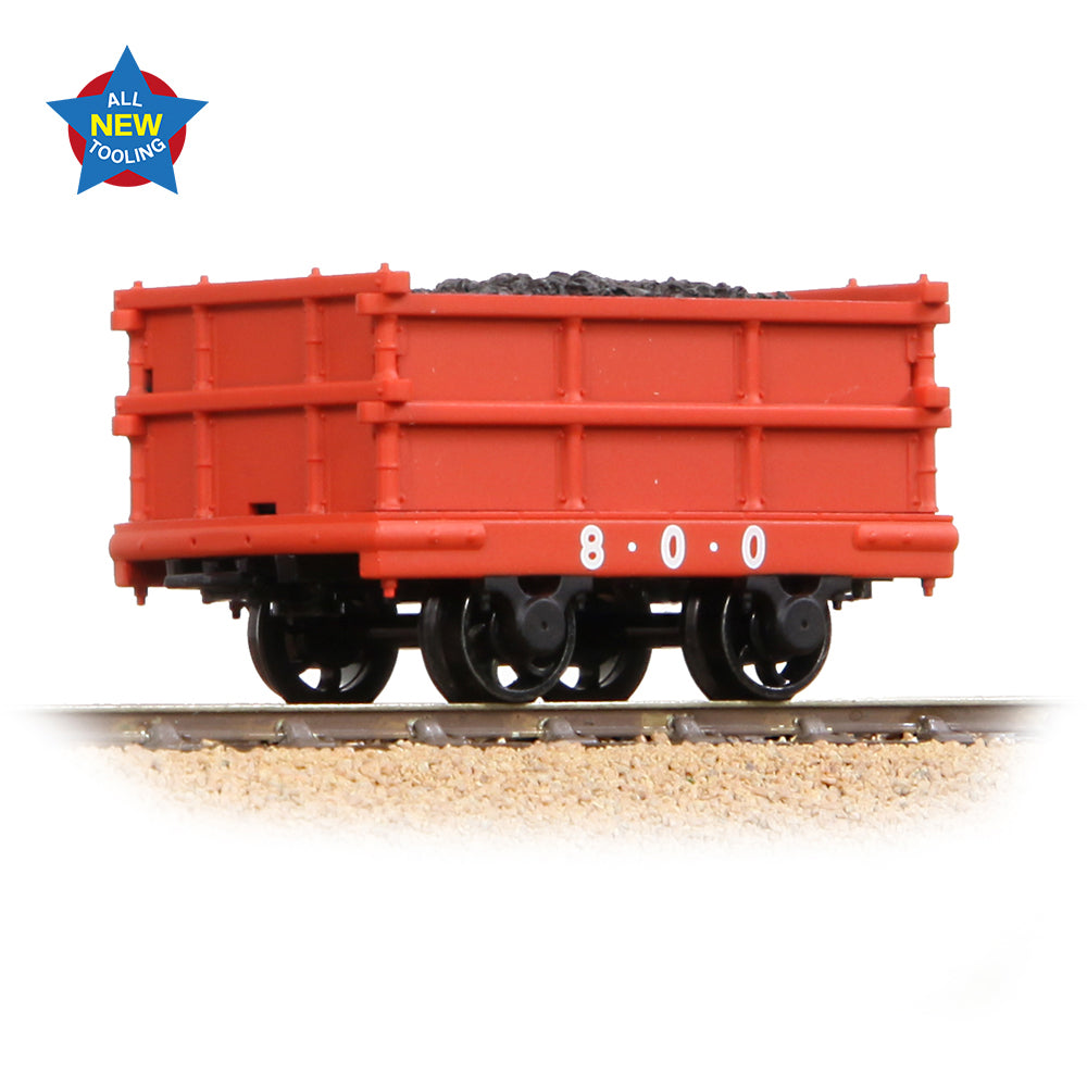 Bachmann NG7 73-030 - Dinorwic Coal Wagon Red With Load