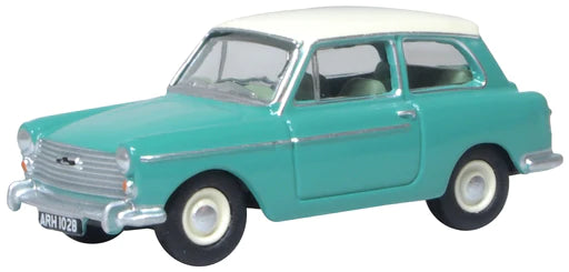 Oxford Diecast 76AA008 - Austin A40 MkII Fern Green/Snowberry White