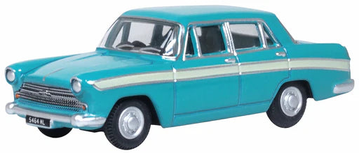 Oxford Diecast 76ACF006 - Austin Cambridge Fern Green / Snowberry White