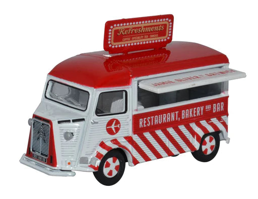 Oxford Diecast 76CIT002 - Citroen H Catering Van Jamie Oliver at Gatwick