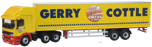 Oxford Diecast 76EC004 - ERF EC Box Trailer Gerry Cottles Circus