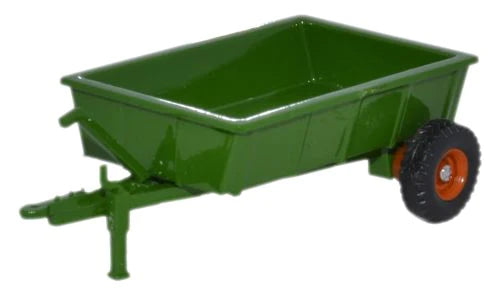 Oxford Diecast 76FARM005 - Farm Trailer Green