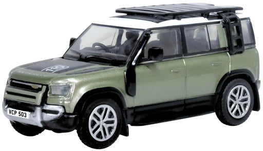 Oxford Diecast 76ND110003 - New Land Rover Defender 110 Pangea Green