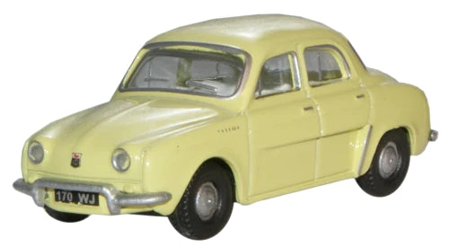 Oxford Diecast 76RD002 - Yellow Renault Dauphine