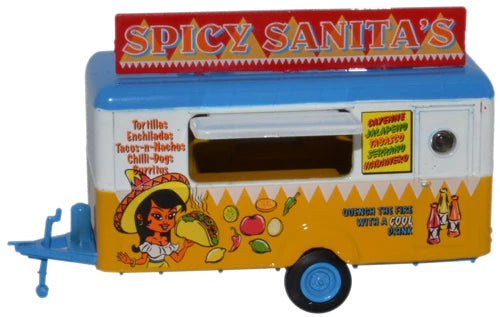 Oxford Diecast 76TR013 - Mobile Trailer Spicy Sanitas