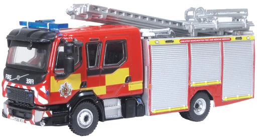 Oxford Diecast 76VEO003 - Volvo FL Emergency One Pump Greater Manchester