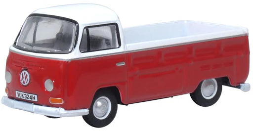 Oxford Diecast 76VW033 - VW Bay Window Pick Up Poppy Red/White