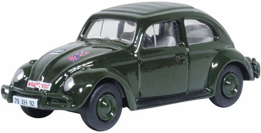 Oxford Diecast 76VWB012 - VW Beetle Wrac Provost - British Army Of The Rhine