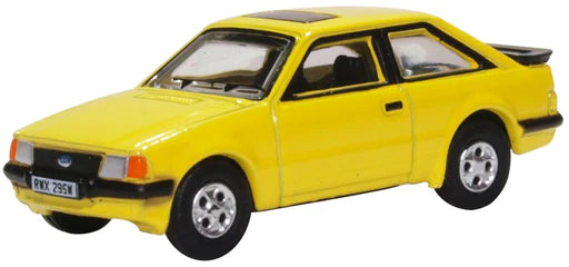 Oxford Diecast 76XR007 - Ford Escort XR3i Prairie Yellow