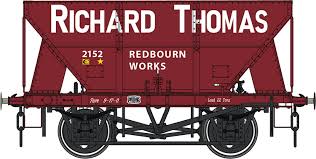 Dapol 7F-033-007 - 24T Steel Hopper Red Oxide 2152 Richard Thomas