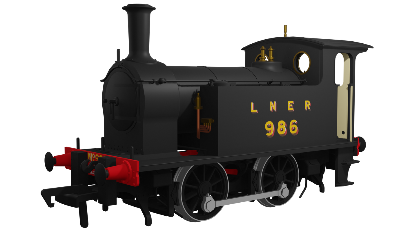 Rapido Trains UK 932506 - LNER Y7 LNER Black No.986 Sound Fitted