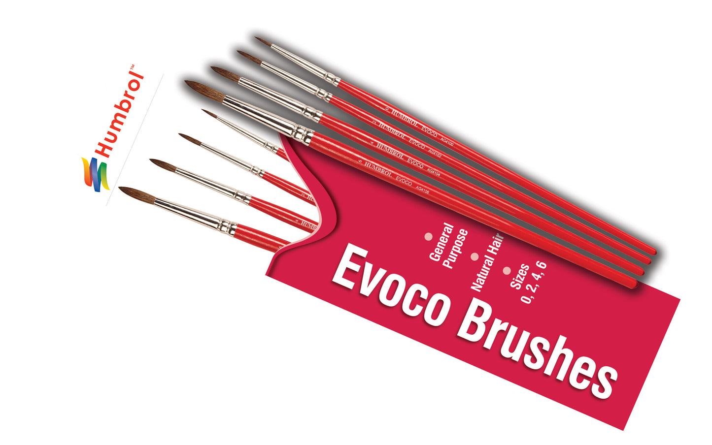 Humbrol AG4150 - Evoco Paint Brushes