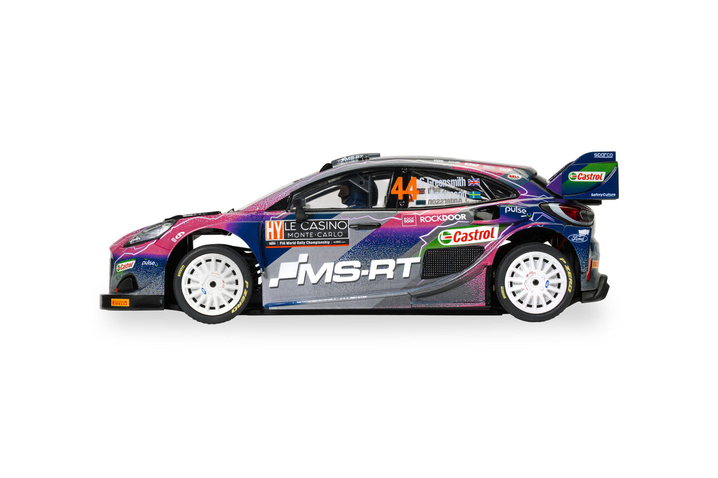 Scalextric C4449 - Ford Puma Rally1 Gus Greensmith 2022 Monte Carlo Rally