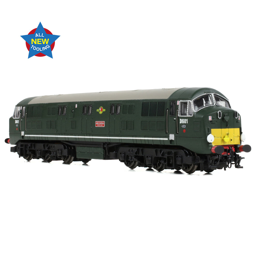 EFE Rail E84526 - Class 41 Warship 'Ark Royal' D601 BR Green (Small Yellow Panels) Disc Headcode