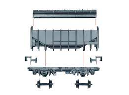 Peco KNR-67 - 15ft Wheelbase Grain Wagon (Kit)