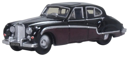 Oxford Diecast NJAG9004 - Jaguar MkIX Black/Imperial Maroon