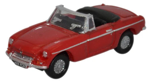 Oxford Diecast NMGB001 - MGB Roadster Tartan Red