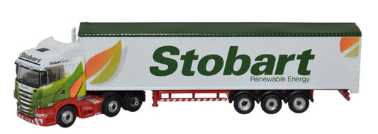 Oxford Diecast NSHL02WF - Scania Highline Walking Floor Stobart Biomass