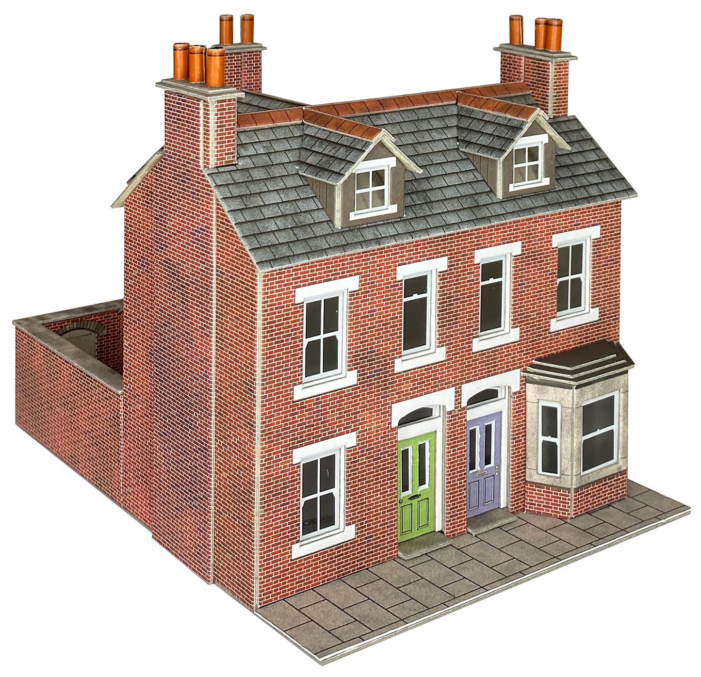 Metcalfe PO300 - Red Brick Terraced Houses