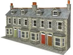 Metcalfe PO303 - Low Relief Terraced House Fronts (Stone Built)