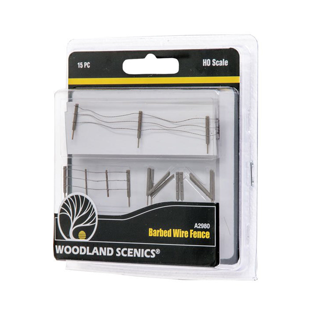 Woodland Scenics A2980 - Barbed Wire Fence - HO Scale