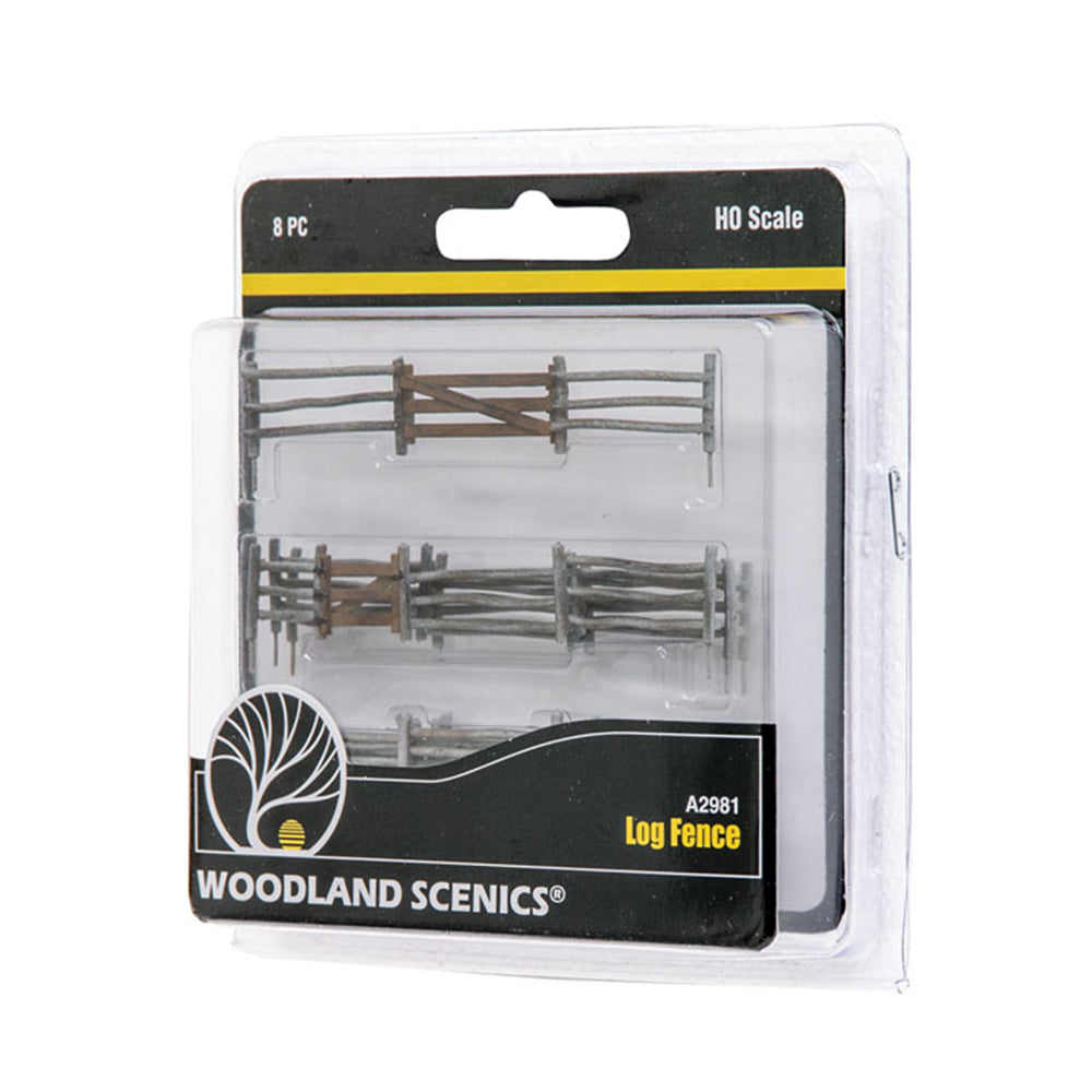 Woodland Scenics A2981 - Log Fence - HO Scale