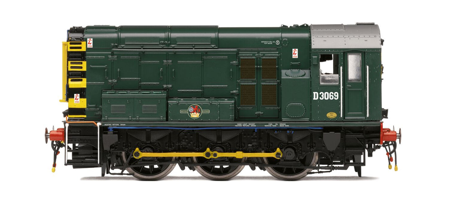 Hornby R30301TXS  - BR, Class 08, 0-6-0, D3069 (Sound Fitted)