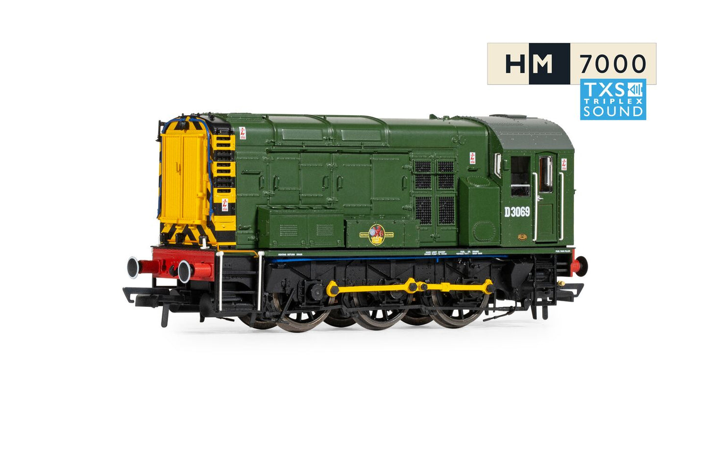 Hornby R30301TXS  - BR, Class 08, 0-6-0, D3069 (Sound Fitted)