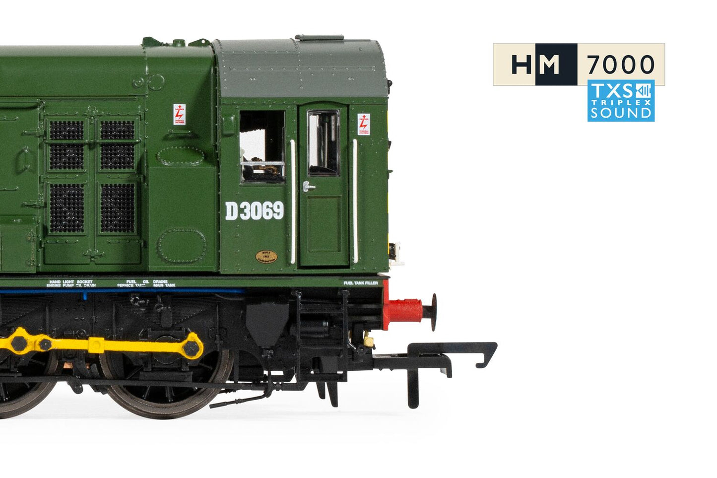 Hornby R30301TXS  - BR, Class 08, 0-6-0, D3069 (Sound Fitted)