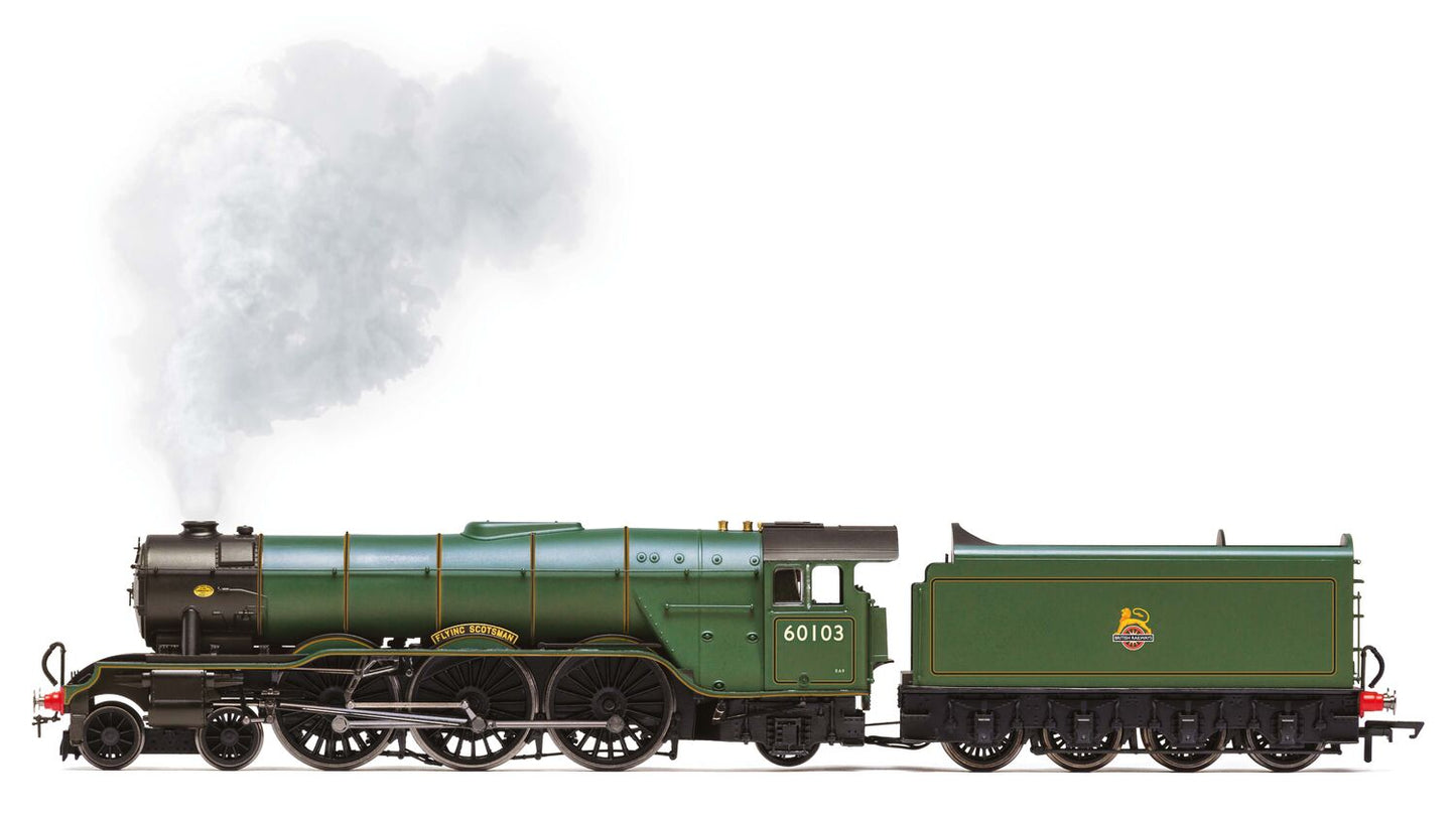 Hornby R3991SS - BR A3 Class 'Flying Scotsman' with Steam Generator, Diecast Footplate & Flickering Firebox