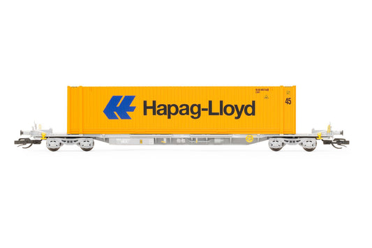 Hornby TT6026 - TOUAX, Sffgmss IFA Wagon with 45' Container 'Hapag Lloyd'