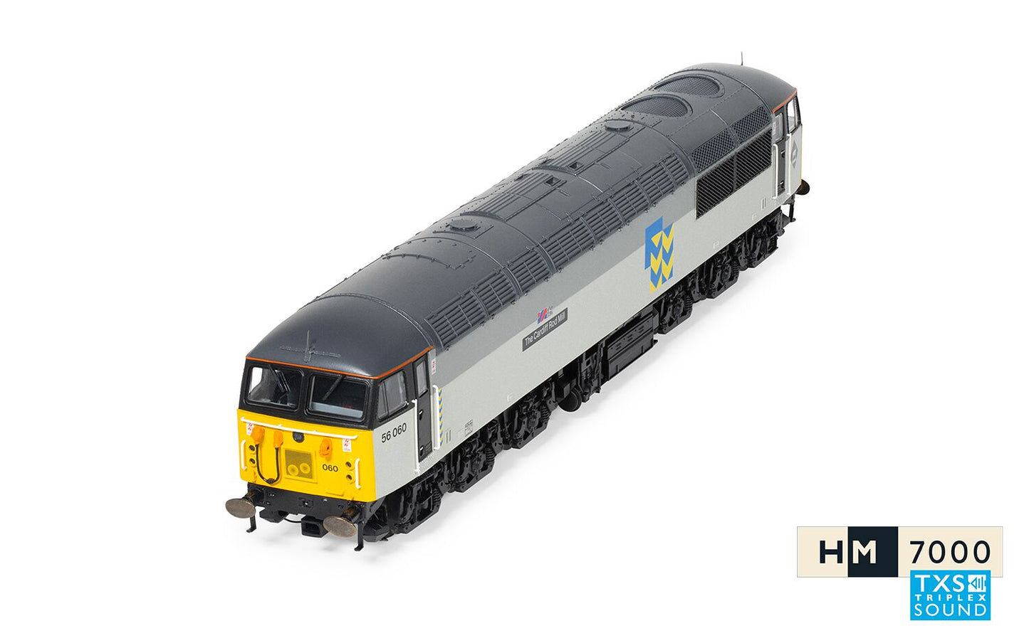 Hornby R30155TXS - BR Railfreight, Class 56, Co-Co, 56060 'The Cardiff Rod Mill' - Era 8 (Sound Fitted)