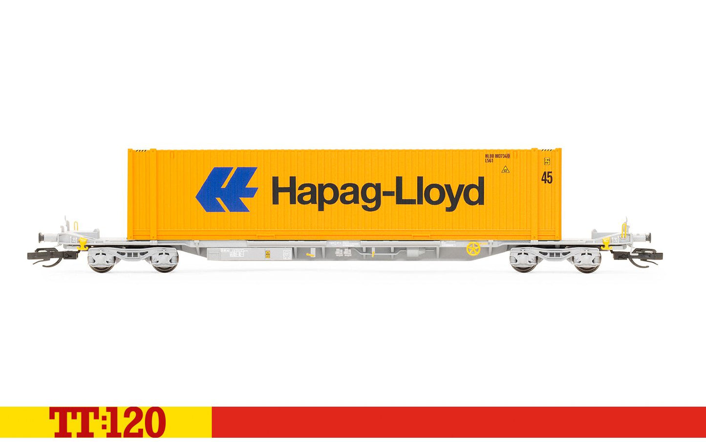 Hornby TT6026 - TOUAX, Sffgmss IFA Wagon with 45' Container 'Hapag Lloyd'