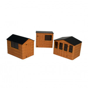 ATD Models ATD004 - Sheds Brown (3) Card Kit