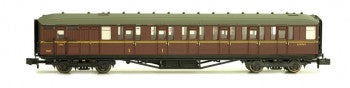 Dapol 2P-011-274 - Gresley Coach BR Maroon Brake Composite E10014E