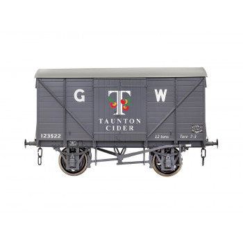 Dapol 7F-066-007 - Great Western Standard 12T Van Grey 123522 Taunton Cider