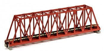 Kato Unitrack 20-429 - Straight Truss Girder Bridge 9 3/4 (248mm) Red/Brown